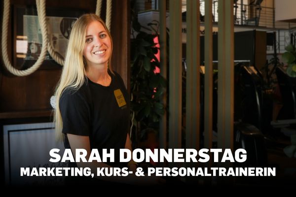 Sarah Donnerstag - Marketing, Kurs- &amp; Personaltrainerin